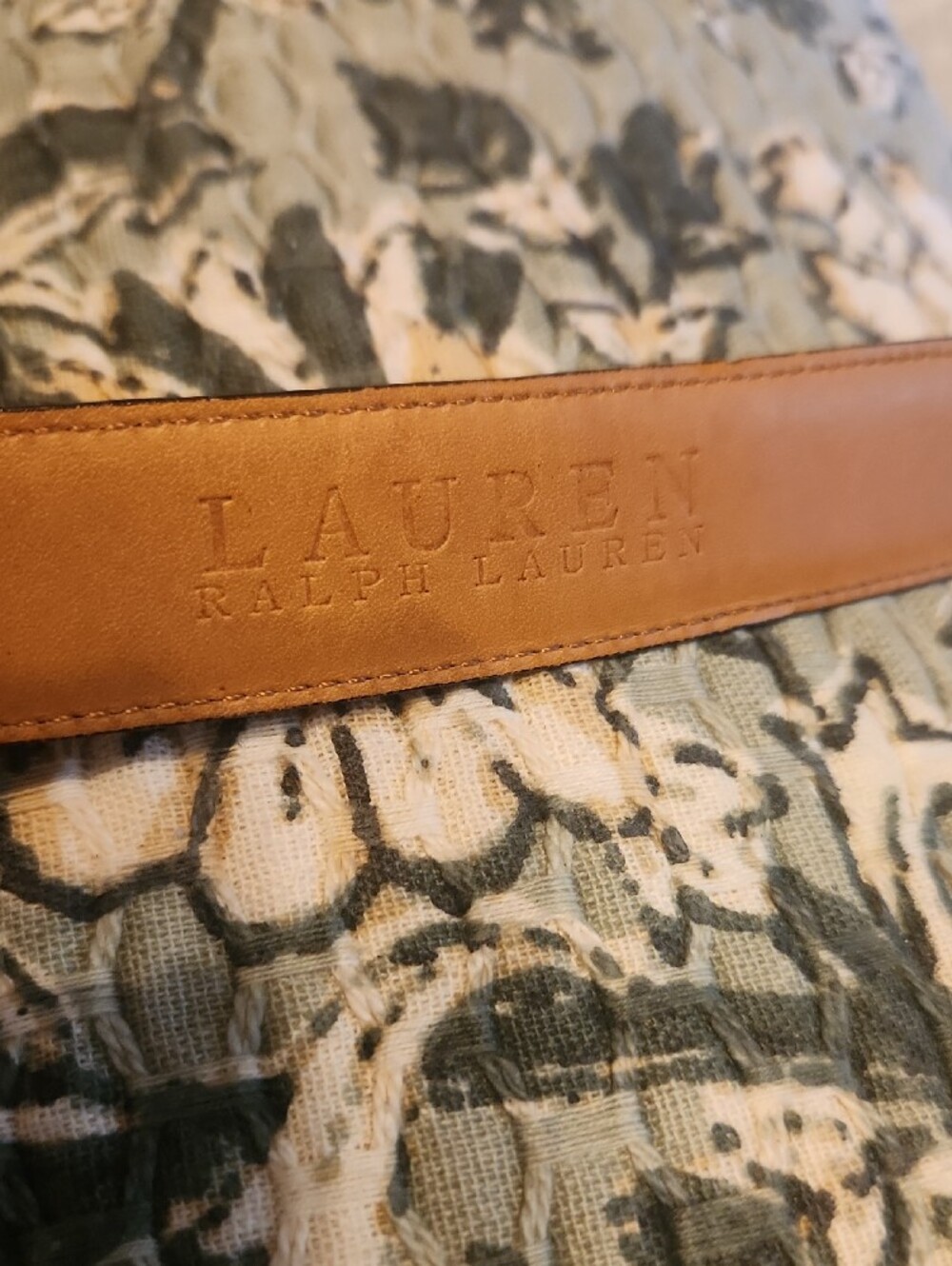 Ralph Lauren Leather Belt with Silver-tone Buckle - Black - Picture 4 of 6